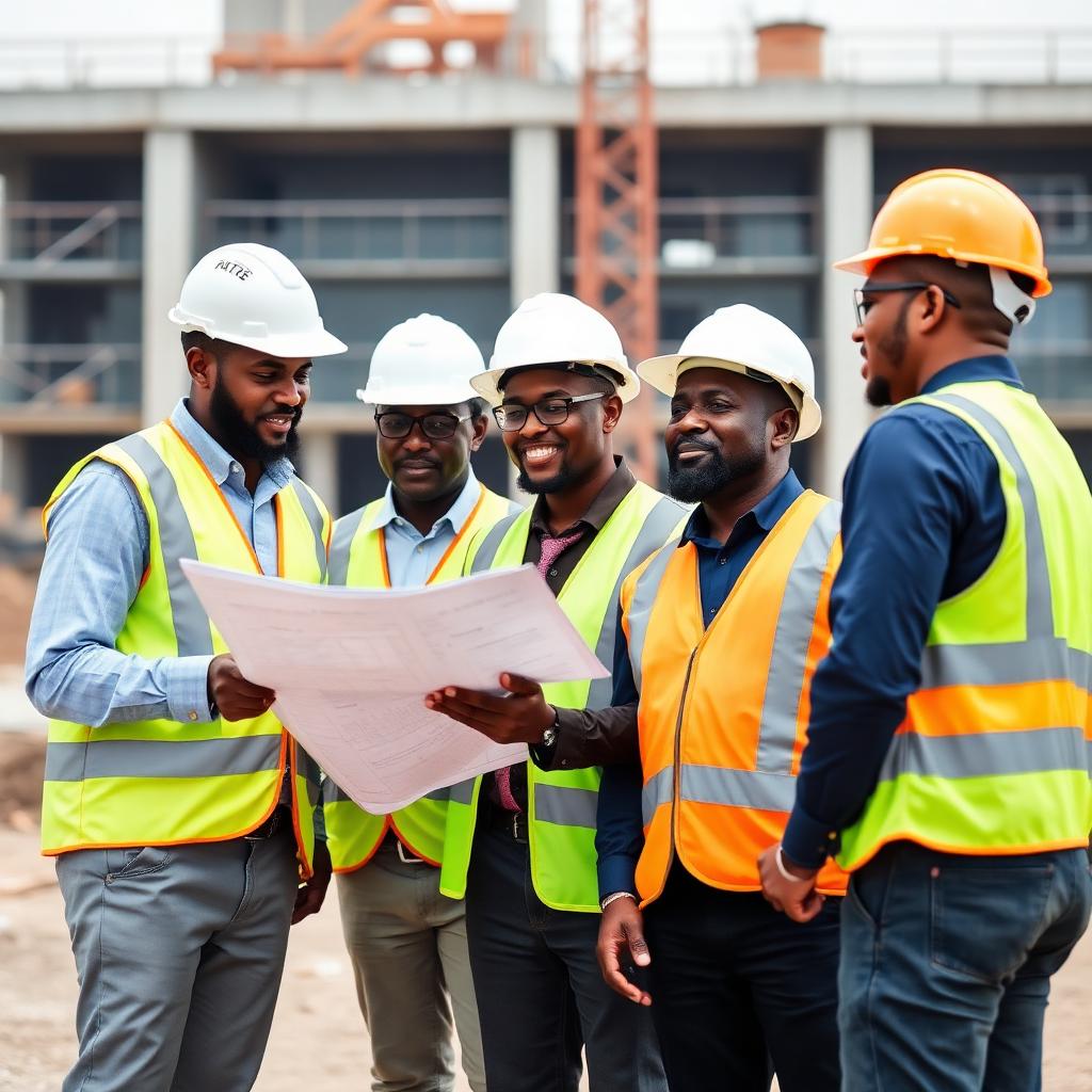 Tigle engineering team on site