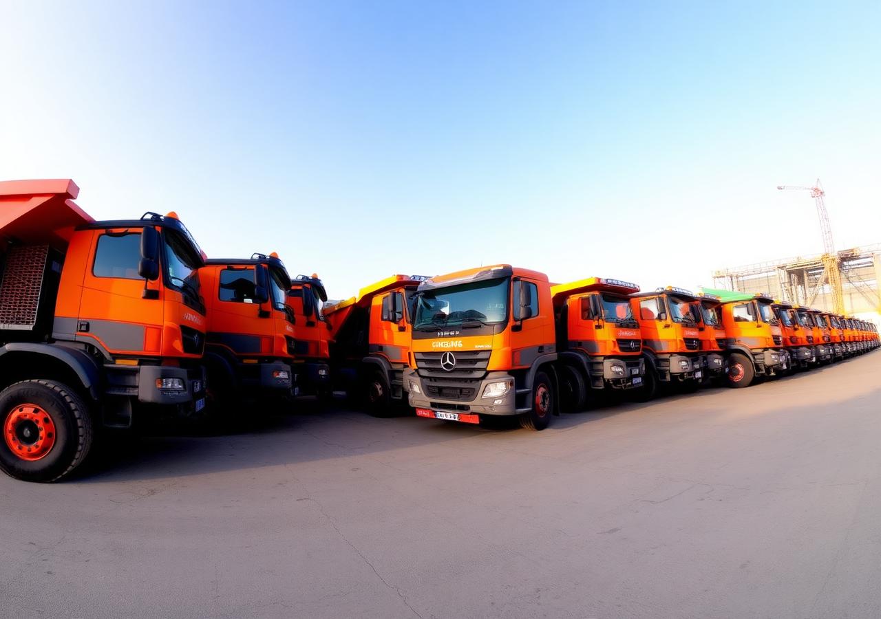 Dump Trucks & Support Fleet